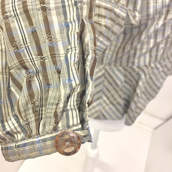 Classic Tailored Retro Peplum Blouse - Picture 7 of 8